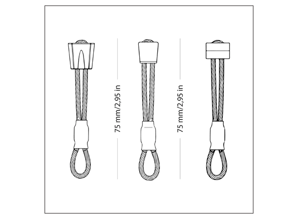 Fuj Fuj Keychain Hex Blue 