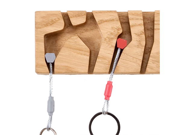 Fuj Fuj Keychain Hex Blue 