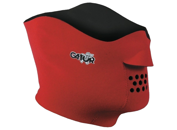 Gator Face Protector Fleece-Lined Ass farge (Beige el grønn)  M 