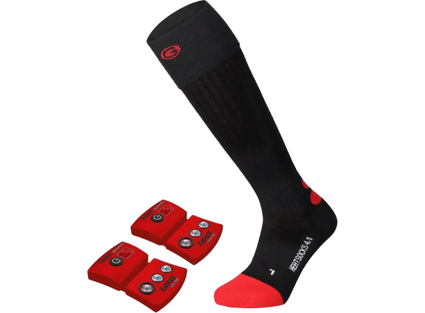 Heat sock + heat pack Black 45-47 