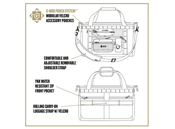 Mission Tote 45 L Covert Black 