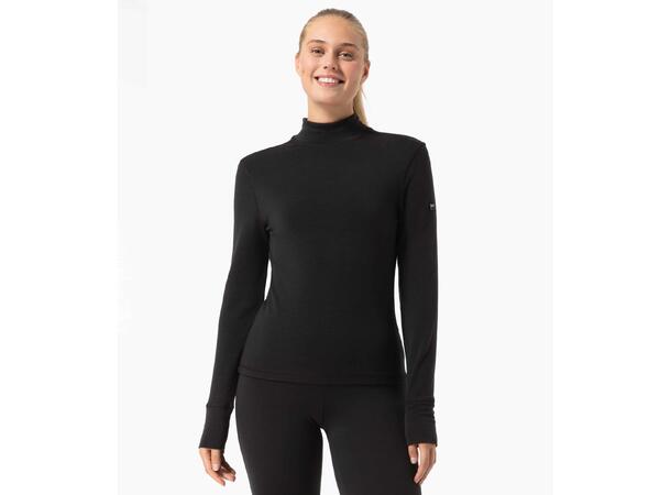W B Hot Turtleneck Jet Black M 