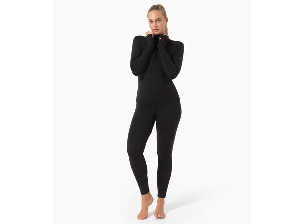 W B Hot Turtleneck Jet Black M 