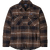 M's LW Insulated Fjord Flannel Shirt Outdoor: Molasses Brown XL 