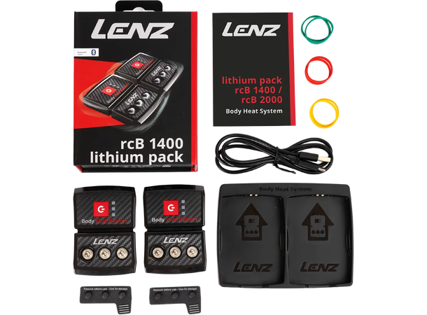 Lithium pack rcb 1400 Batteripakke til Heat Socks & Gloves 
