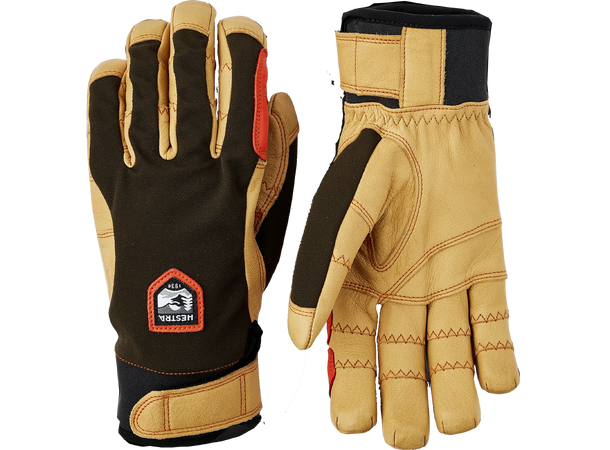 Ergo Grip Active - 5 finger Dark Forest/Natural brown 12 