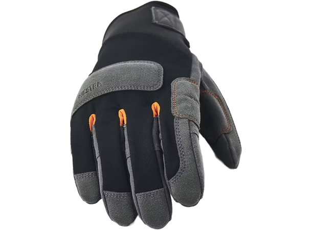 Ergo Grip Delta HDry - 5 Finger Black/Dark Grey 8 