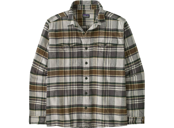 M's Fjord Flannel Shirt Catch: Deer Brown M 