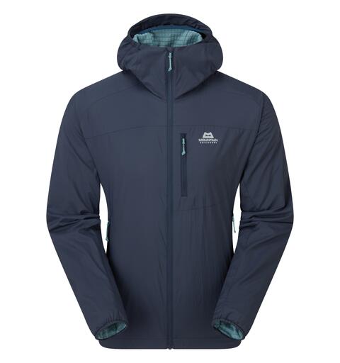 Aerotherm Hooded Mens Jacket Blue Nights