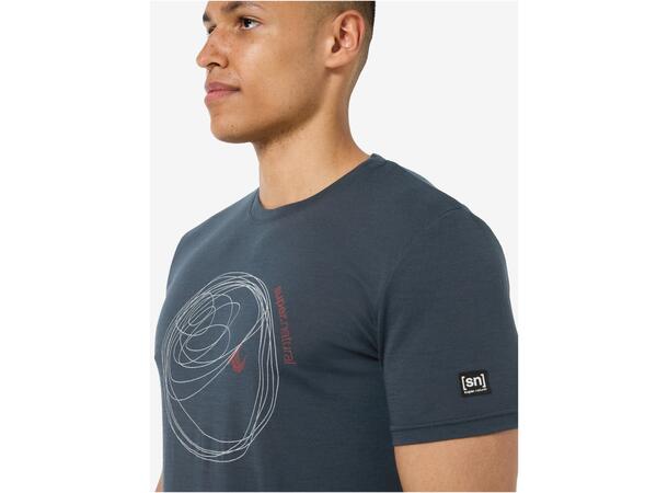 M Donut Tee Blueberry/Vapor Grey M 