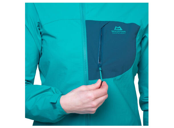 Squall Hooded Wmns Jacket Topaz/Majolica 10 