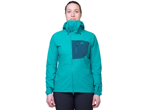 Squall Hooded Wmns Jacket Topaz/Majolica 10 