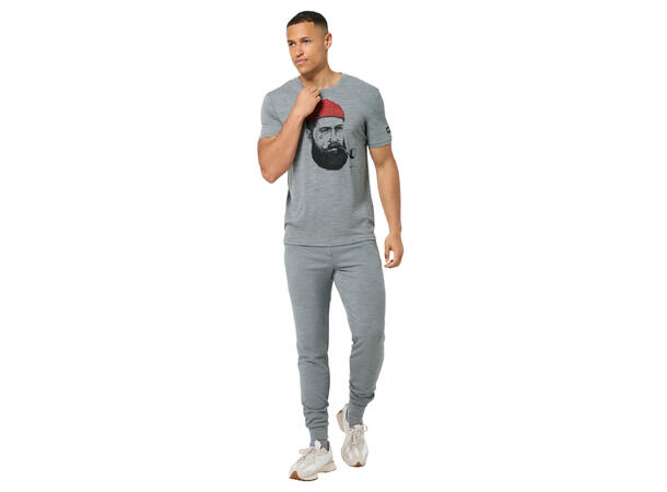 M Sailor Tee Cashmere Grey Melange/Jet Black XXL 