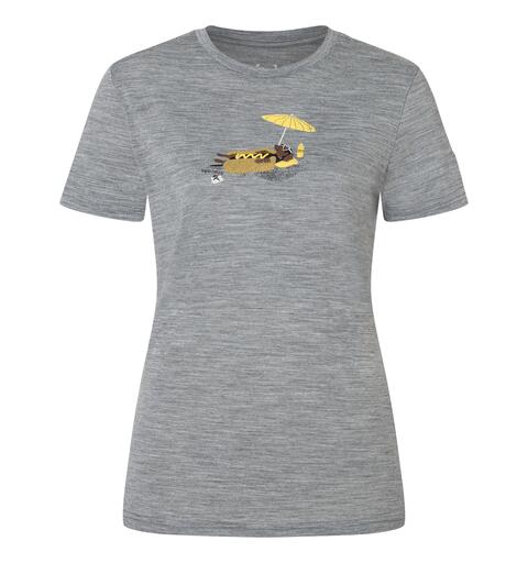 W Hot Dog Tee Behagelig t-skjorte i ullmix