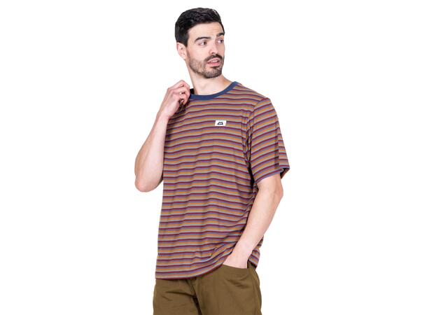 Lava Mens Tee Stanage Stripe L 