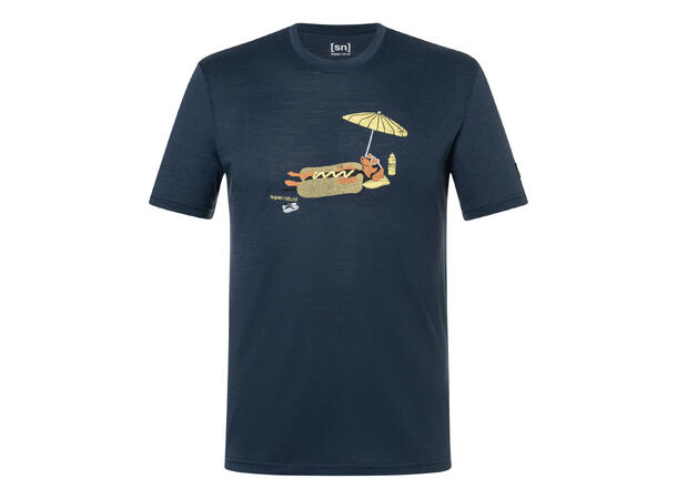 M Hot Dog Tee Blueberry/Various S 
