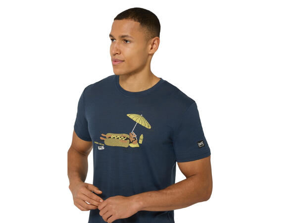 M Hot Dog Tee Blueberry/Various S 
