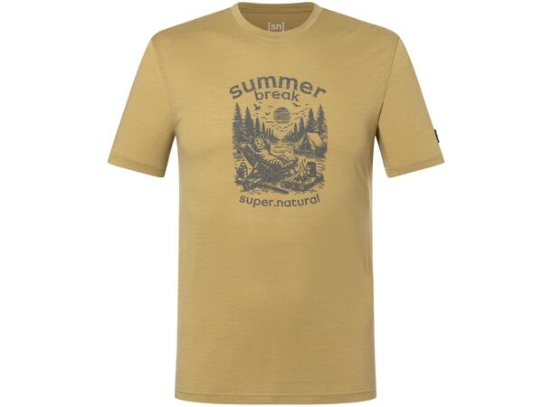 M Summer Break Tee Sahara/Cashmere Grey Melange S 