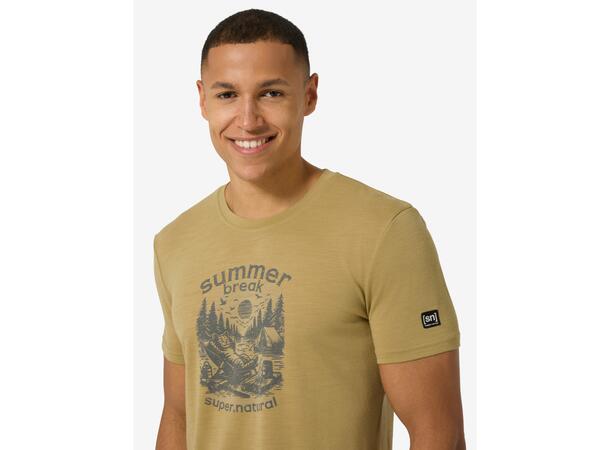 M Summer Break Tee Sahara/Cashmere Grey Melange S 