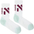 Race Sock White/Green M 
