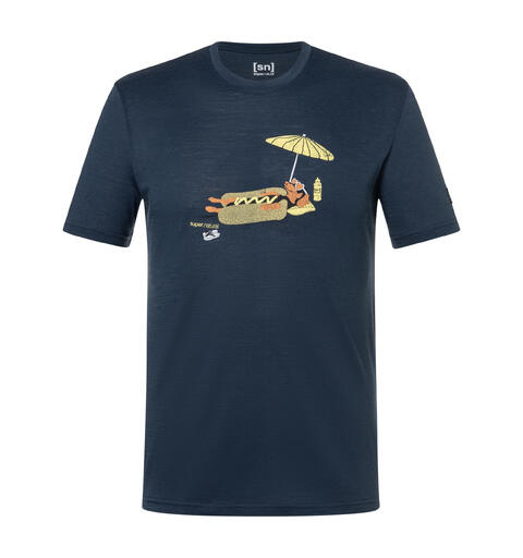 M Hot Dog Tee Morsom t-skjorte i ull-polyesterblanding