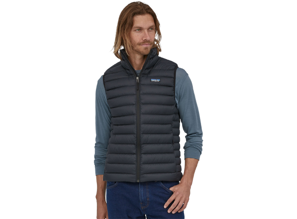 M's Down Sweater Vest Black L 