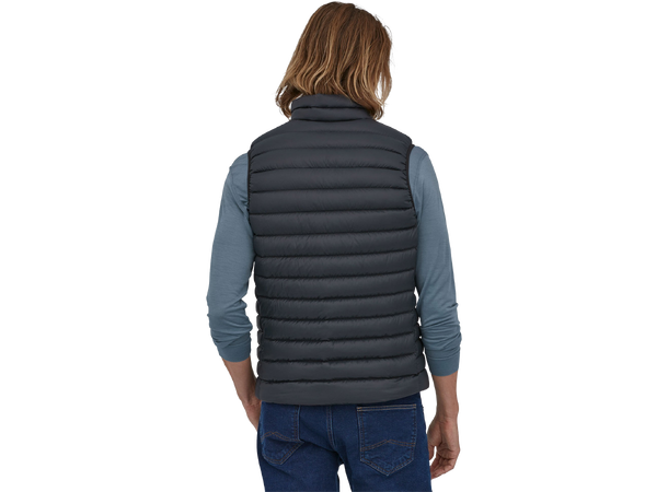 M's Down Sweater Vest Black L 