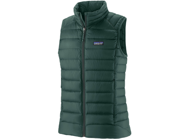 W's Down Sweater Vest Cascade Green S 