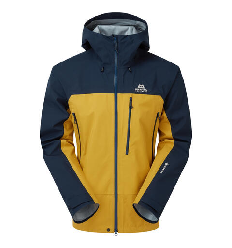 Makalu Mens Jacket - Mustard/Cosmos Allround skalljakke med GTX ePE