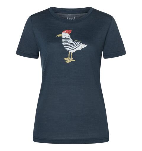 W Johnny Tee Herlig t-skjorte i ullmiks