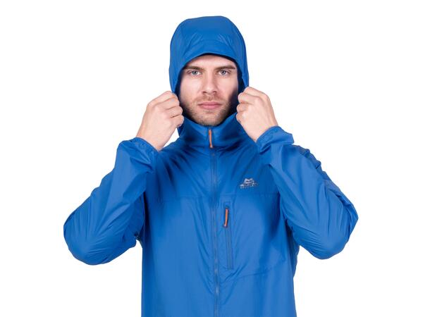 Aerofoil Hooded Mens Jacket Atlantic Blue L 