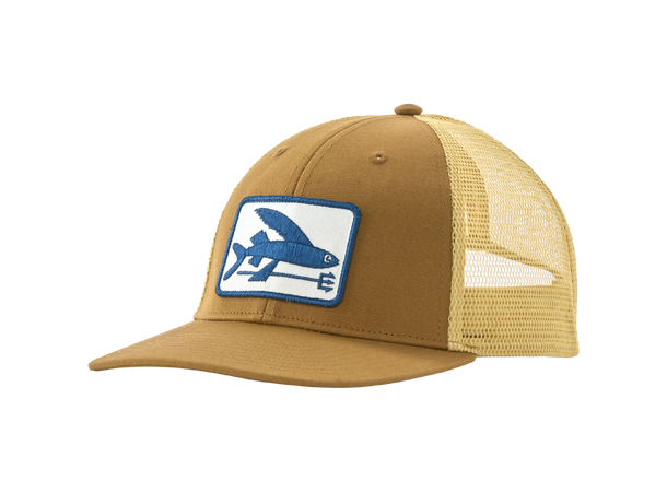 Flying Fish LoPro Trucker Hat Flying Fish Fork: Bobcat Brown 