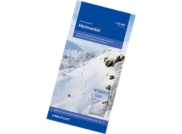 Hemsedal toppturkart Toppturkart for Hemsedal 