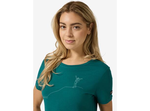 W Bergglück Tee Pacific/Lagoon Green M 