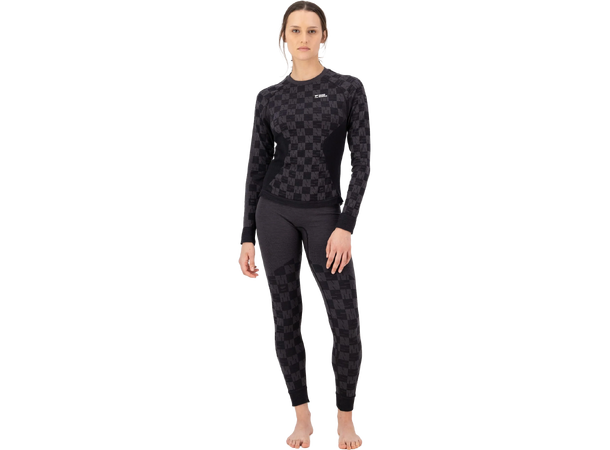 Ascender Merino Seamless Long Sleeve W Forged Iron/Black S 