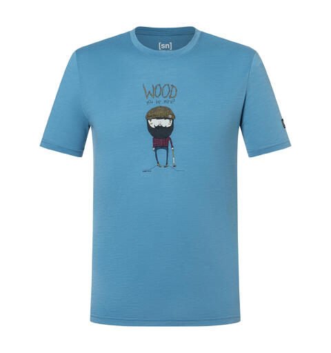 M Wood Crafti Tee Lettvekts og pustende ullmiks