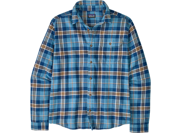 M's L/S LW Fjord Flannel Shirt Prime: Shore Blue M 