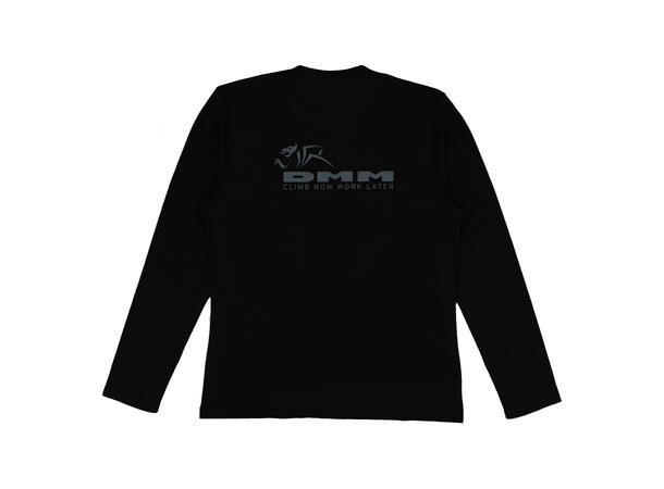 DMM LS T-Shirt Climb Now Work Later Black M 