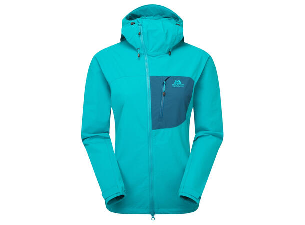 Squall Hooded Wmns Jacket Topaz/Majolica 12 