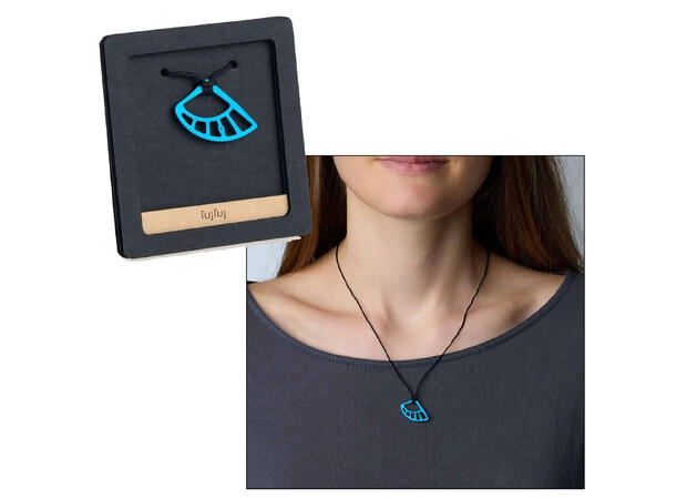 Fuj Fuj Cam Necklace Blue 