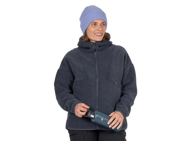 Blea W Hooded Jacket Dark Graphite 12 
