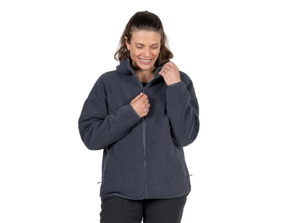 Blea W Hooded Jacket Dark Graphite 12 