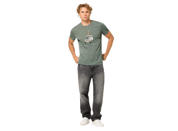 M Carski Tee Eucalyptus/Various S 