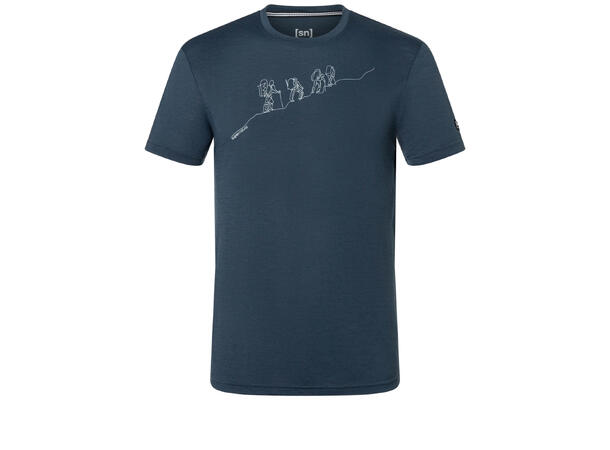 M Hiking Tee Blueberry/Vapor Grey XL 