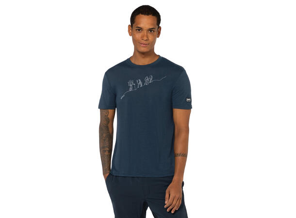 M Hiking Tee Blueberry/Vapor Grey XL 