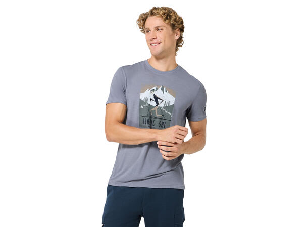 M Nordic Ski Tee Foggy Blue/Various S 
