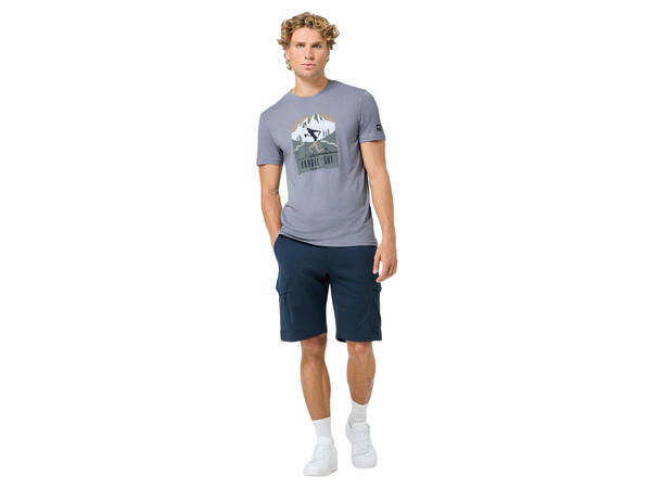 M Nordic Ski Tee Foggy Blue/Various S 