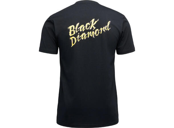 M Shredded Ss Tee Black L 