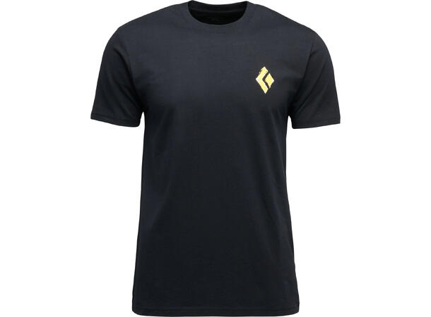 M Shredded Ss Tee Black L 