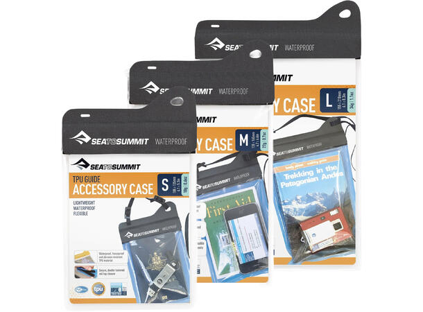 TPU Guide Waterproof Accessory Case Black M 
